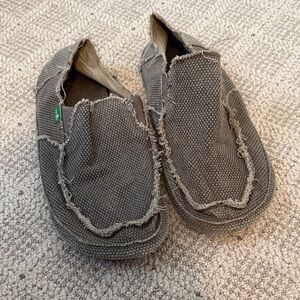 Sanuk Kids Gray Slip-On Slippers